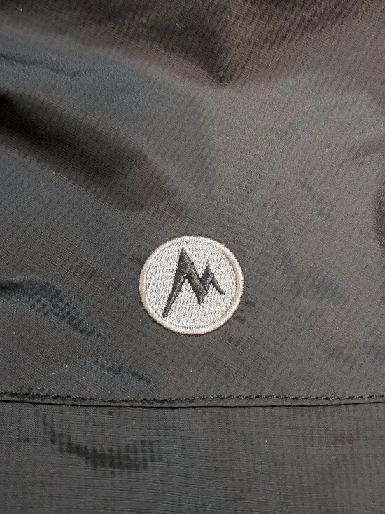 Marmot Black Lightweight Rain Jacket Hooded Utility Vented | Size M NWOT - Picture 12 of 17